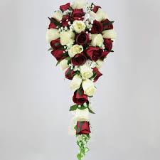 Why not mix and match between our other designs to build yourself a unique collection of flowers tailored to your exact. Artificial Wedding Flowers Hand Made By Petals Polly Brides Bouquet Burgundy Cream Ivory Deep Red Claret Buy Online In Jersey At Jersey Desertcart Com Productid 49205741