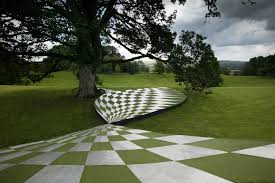 Cosmic Gardens And Boulder Boulevards The Genius Of Charles Jencks In Pictures Garden Of Cosmic Speculation Landscape Design Alice In Wonderland Garden