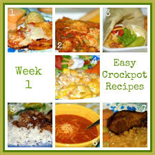 easy recipes two weeks of crockpot