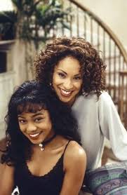Tatyana Ali Ashley Banks And Karyn Parsons Hilary Banks From Fresh Prince Cabelo Anos 90 Belezas Negras Black Is Beautiful