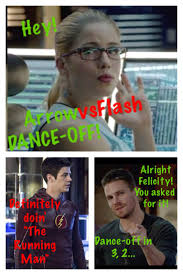 Forget breaking your femur, i broke my arms the og femur breaker noise: Flarrow Tie Breaker Dance Off Style Stephen Amell Arrow Olicity The Cw Shows
