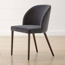 Camille Anthracite Italian Dining Chair Reviews Crate And Barrel Dining Chairs Comfy Chairs Upholstery Fabric For Chairs