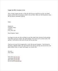Cover letters should be around three paragraphs long and include specific examples from your past experience that make you qualified for the position. Free 7 Sample Job Offer Letter Templates In Ms Word Pdf