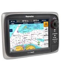 raymarine e7 mfd display with north america gold chart