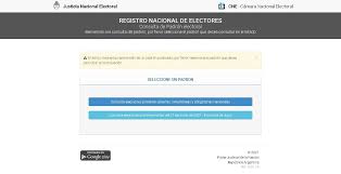 Consultá el padrón electoral 2021. Ya Se Pueden Consultar Los Padrones Para Las Paso Rio Colorado Informa