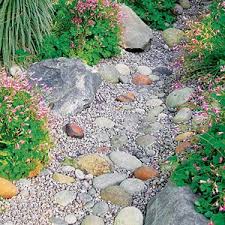 Dry creek beds offer a unique touch to your landscaping and can provide necessary drainage. Build A Dry Creek Bed Dry Riverbed Landscaping Dry Creek Bed Dry Creek