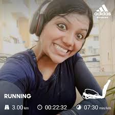 Gooood morning folks.. Pregnant Mama and her little human welcomes 26th  week of pregnancy with a bash and runs happy 6 kms