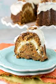 Carrot Bundt Cake With Cream Cheese Swirl Recipe In 2020 Homemade Cake Recipes Baking Chocolate Cake Recipe Easy