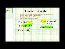 But after coming to know jehovah, they changed. Ex Simplify An Expression With Integers Using The Order Of Operations Youtube