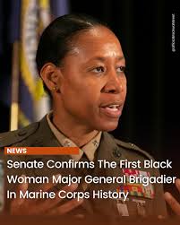 Historic Achievement: First Black Woman to Become Two-Star General in  Marine Corps
