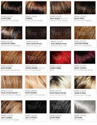 Hair Color Chart Youflex Blog Red Color Hair Chart Red