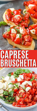 This Caprese Bruschetta Is A Fresh Homemade Salad Recipe Full Of Fresh Tomatoes Basil And Mozzar In 2020 Easy Bruschetta Recipe Homemade Bruschetta Bruschetta Recipe