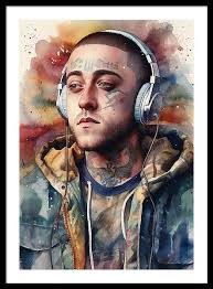 Mac Miller Framed Art Prints for Sale
