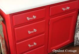 Red kitchen cabinets are great in being the kitchen specific furniture. Opulent Cottage Our New Red Kitchen Cabinets