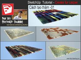 Sketchup Tutorial How To Create A Fur Carpet Using Sketchup Vray This Is One Way To Create A Fur Carpet Very Si Fur Carpet Textured Carpet Patterned Carpet
