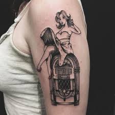 Best pin up tattoo up tattooslines and colors t drawing painting illustration comics concept art and other visual arts find this pin and more on pin up tattoos by flo. 90 Best Pinup Tattoo Girl Designs Meanings Add Style In 2019