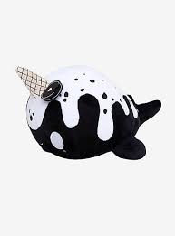 Tasty Peach Nomwhal Cookies Cream Plush Hot Topic Exclusivetasty Peach Nomwhal Cookies Cream Plush Hot Topic Exc Kawaii Plushies Cute Stuffed Animals Plush