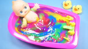 How to bathe a baby videos pretend play. Baby Doll Bath Time With Slime How To Bath Baby Kids Pretend Play Education Videos Video Dailymotion