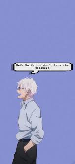 Gojo Saturo Lock Screen Wallpaper In 2021 Anime Lock Screen Anime Lock Screen Wallpapers Anime Wallpaper Iphone
