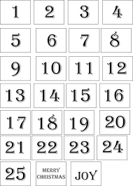 Kathys Cottage Graphics Printable Numbers Number Stickers Christmas Applique