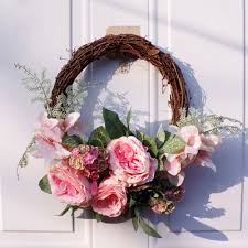 For something more permanent, you can always use artificial flowers or preserved dried ones that. Diy Dried Artificial Rattan Wreath Heart Shape Xmas Home Door Wall Decor Hot Home Decor Patterer Floral Decor
