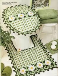 Sob Encomenda Jogo Com 4 Pecas Tapete Pia Tapete Vaso Tampo Vaso E Porta Papel Para 3 Jogos De Banheiro Croche Jogos De Banheiro Decoracao De Casa Croche