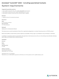 View, edit, annotate and share cad drawings in a simplified user interface. Autocad 2020 System Requirements A4 En Auto Cad Arc Gis