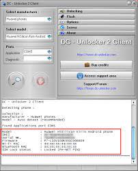 Do everything according to the algorithm until the flash code is requested; Read Unlock Codes For Huawei Phones
