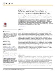 Epidemiologic Assessment Of The Role Of Blood Pressure In