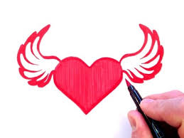 In this video learn how to draw a cute unicorn heart with wings. How To Draw A Heart With Wings Youtube