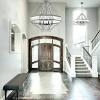 Large foyer chandeliers entry chandelier foyer pendant lighting entry lighting farmhouse the townsend chandelier by savoy house is a transitional piece that works well with a variety of décor. 1