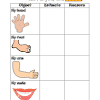 Continue with different volunteers helping to measure different parts of your body as shown in the worksheet measurements. 1