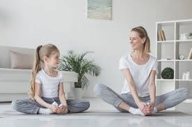Jun 25, 2012 · baddha konasana, or bound angle pose, is a posture that quickly brings some people to their edge. Mother And Daughter Practicing Yoga In Butterfly Pose At Home Free Stock Photo And Image