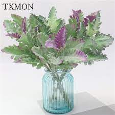 Dig drip irrigation system for emerald green arborvitae & flowers on orbit water timers. Branching Silver Leaf Emerald Planting Acorn Leaves Home Decoration Fake Flower Green Plants Bouquet Matching Artificial Flowers Artificial Plants Aliexpress