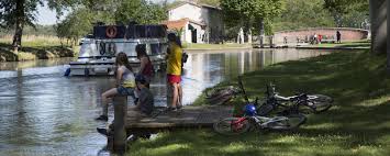 Routes between the english channel and the mediterranean. Canal Des Deux Mers A Velo