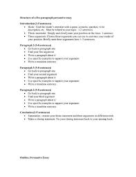 Persuasive Outline Persuasive Essays Essay Outline Sample Essay Outline