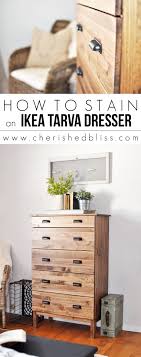 How To Stain An Ikea Tarva Dresser Cherished Bliss Ikea Diy Ikea Tarva Dresser Furniture Projects
