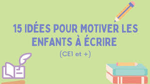Ici, l'enfant doit écrire un mot de 3 lettres illustré par une image. 15 Idees Pour Motiver Les Enfants A Ecrire Ce1 Et Apprendre Reviser Memoriser