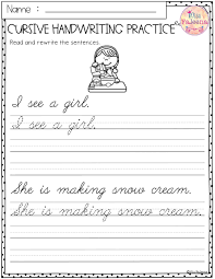 5 Worksheet Writing Worksheets Cursive Winter Cursive Handwriting Pract In 2020 Cursive Handwriting Practice Cursive Writing Practice Sheets Cursive Writing Worksheets