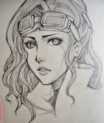 Asami Close Up I M Loving The Goggles Seriously Art Character Sketch Character Drawing