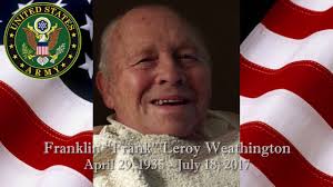 Franklin “Frank” Leroy Weathington
