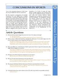 They suggest that concussions continue to be a 'hidden injury' in sports, even in the face significant increased public mcgill university health centre. Science Article 52 Concussions In Sports Sub Plan Google Slides Pdfs Science Literacy Science Articles Science