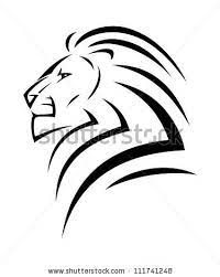Lion Tattoo Vector Illustration 111741248 Shutterstock Tribal Lion Tattoo Simple Lion Tattoo Lion Tattoo
