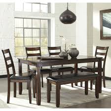 Signature Design By Ashley Coviar 6 Piece Dining Set In Brown Nebraska In 2020 Ashley Furniture Dining Room Ashley Furniture Dining Table Furniture Dining Room Table