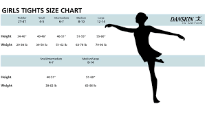 Tights Size Chart 1