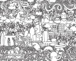 Free doodle coloring pages to print for kids. 20 Free Printable Doodle Art Coloring Pages For Adults Everfreecoloring Com