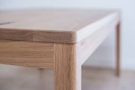 Base price represents 36w x 60l x 30h rectangular solid top table with eased edge and corners. Mayfield American White Oak Dining Table By Retrograde Furniture American Oak Dining Table Modern White Oak Dining Table White Oak Table Oak Dining Table