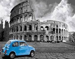 Coliseum Roma Cities Paint By Numbers Numeral Paint Paint By Number Paint By Number Kits Colosseum
