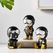 2020 popular 1 trends in home & garden, toys & hobbies, lights & lighting, home improvement with home decor police and 1. Modern Resin Craft Bird Figurine Statue Office Ornaments Sculpture Home Decoration Accessories Bird Sculpture Children Gifts Leather Bag