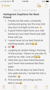 Instagram Captions For Best Friend Instagram Captions For Selfies Instagram Captions For Friends Good Instagram Captions